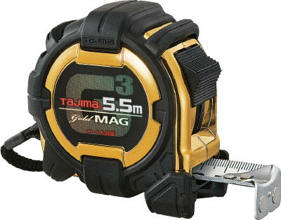タジマ G3ゴールド ロック25-55マグ爪 メートル目盛【G3GLM25-55BL】(測量用品・コンベックス)