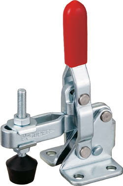 スーパー 下方押え型トグルクランプ（垂直ハンドル式）【TDV150F】(クランプ・バイス・トグルクランプ)