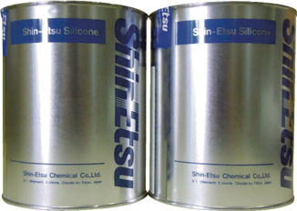 信越 速硬化RTVパテ AB2kg【KE1222AB】(接着剤・補修剤・工業用シーリング剤)【送料無料】