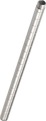 TRUSCO ステンレス製メッシュラック用継ぎ足し支柱 L462【SES-450J】(物品棚・ステン