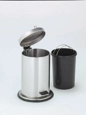 テラモト 蓋つまみ付ペダルボックス【DS-238-303-0】(労働衛生用品・トイレ用品)