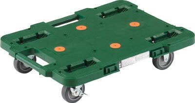 TRUSCO ルートバン 370X500 S付 緑【MPB-500S-GN】(運搬台車・平台車)【送料無料】