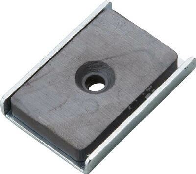 TRUSCO キャップ付フェライト磁石50mmX27mmX12mm 1個入り【TFC50KA-1P】(マグネット用品・マグネット素材)