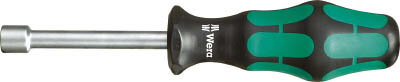 Hexagon Driver - Wera 395HO ナットドライバー 13．0X80【29466】(ドライバー・六角棒レンチ・ソケットドライバー)