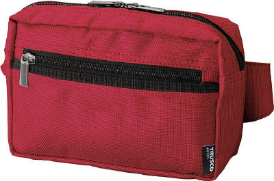 TRUSCO コンパクトウエストポーチ レッド【TC-CWP-R】(工具箱・ツールバッグ・ツールホルダ・バッグ)