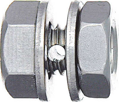 ニッサチェイン ボルトクリップ 1．2mm用【P-972】(建築金物・工場用間仕切り・ワイヤロープ)