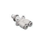 CKD ニュージョイントステンレスタイプ（両口Y形チーズ）【ZW-Y10-8-P4】(流体継手・チューブ・チュー..