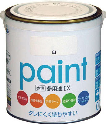 アサヒペン 水性多用途EX 0．7L 白【459312】(塗装・内装用品・塗料)