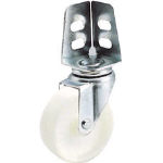TRUSCO アングル式ナイロンキャスター 自在S付き Φ50【TYSA-50NS】(キャスター・アングル式キャスター)