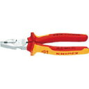 KNIPEX 1000V絶縁強力型ペンチ 200mm【0206-200】(防爆・絶縁工具・ペンチ・ニッパ（絶縁）)【送料無料】