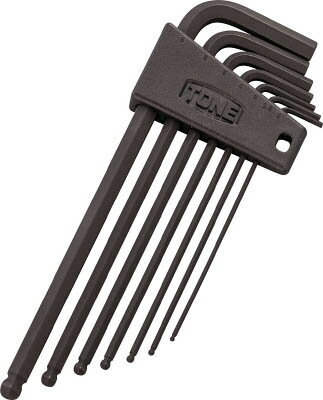 TONE ロングボールポイントL形レンチセット 7pcs【BPL700】(ドライバー 六角棒レンチ ボールポイント六角棒レンチ)