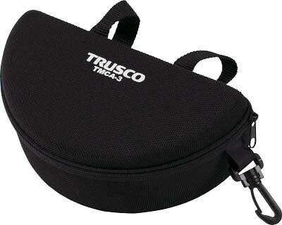 【メーカー型番】TMCA-3【JANコード】4989999268683【ブランド】TRUSCO 　【特徴】●メガネの保管、携帯に便利です。【用途】【仕様】●幅×奥行×高さ(mm)使用時:135×175×210●フック付【材質／仕上】●ポリエステル【セット内容／付属品】【注意】【原産国】台湾【送料について】北海道、沖縄、離島は送料を頂きます。