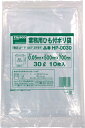 TRUSCO 業務用ひも付きポリ袋0.05X70L 10枚入【HP-0070】(清掃用品・ゴミ袋)