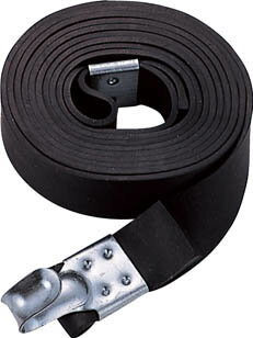 TRUSCO ゴムロープ金具付き幅20×折長1．5m1本入【GR-2015K-1】(梱包結束用品・ゴムバンド)