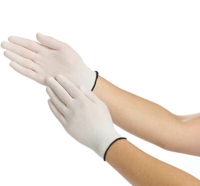 ショーワ B0620EXフィット手袋 20枚入り Lサイズ ホワイト【B0620-LW】(作業手袋・下履き・インナー手袋)