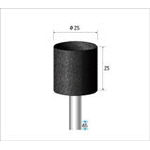ナカニシ ブラック砥石 10本入【42918】(電動工具・油圧工具・マイクログラインダー)【送料無料】