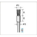ナカニシ ワイヤーブラシステンレス 10本入【50525】(電動工具・油圧工具・マイクログラインダー)【送料無料】