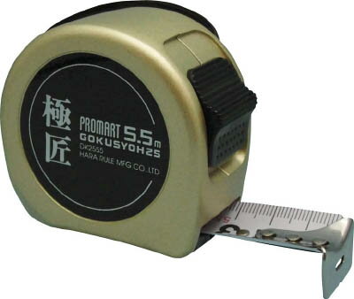 【メーカー型番】DKN1955【JANコード】4954771150623【ブランド】プロマート【特徴】●小ささを追求したコンパクトボディです。●アルミダイカストボディで丈夫です。●ケースと爪が壊れにくいショックアブソーバー付です。【用途】【仕様】●テープ長さ(m):5.5●テープ幅(mm):19●水平保持(m):1.8●質量(g):242●移動爪●ロックタイプ●JIS1級●片面目盛●455mmピッチ表示:あり●減速ボタン:なし●ショックアブソーバー:あり【材質／仕上】●テープ:スチール【セット内容／付属品】【注意】【原産国】中国【送料について】北海道、沖縄、離島は送料を頂きます。