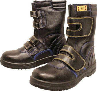 おたふく 安全シューズ静電半長靴マジックタイプ 28．0cm【JW-773-280】(安全靴・作業靴・プロテクティブスニーカー)【送料無料】