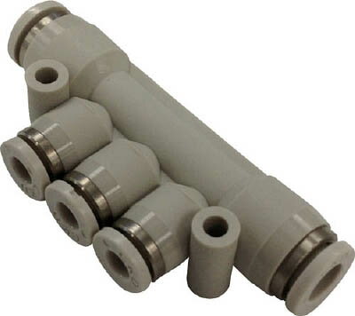 CKD ニュージョイントステンレスタイプ（マニホールド）【ZW-MF810-0-P4】(流体継手・チューブ・チューブ継手)【送料無料】