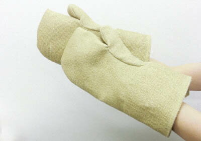 ZETEX ゼテックスプラスダブルパームリバーシブルミットン35cm【22112-1400-ZP】(作業手袋・耐熱・耐寒..