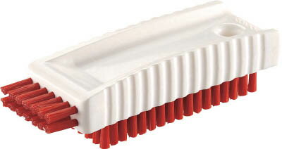 コンドル HG ツメブラシ R レッド【CL677-000X-MB-R】(労働衛生用品・手指消毒用品)