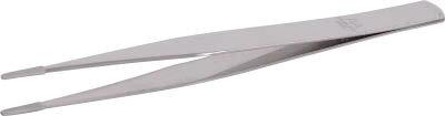 TRUSCO ステンレス製ピンセット シリコン付 AA150【TSPS-27】(はんだ・静電気対策用品・ダスター・急冷剤)
