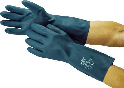サミテック 耐油・耐溶剤手袋“サミテックNP−F−07” L ダークブルー【4486】(作業手袋・耐薬品・耐溶剤手袋)
