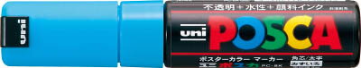 uni 水性顔料マーカー ユニポスカ太字角芯 水【PC8K.8】(溶接用品・工業用マーカー)