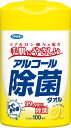 フマキラー アルコール除菌タオル100枚入【433739】(労働衛生用品・除菌衛生用品)(3)