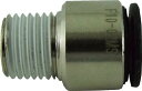 チヨダ ファイブ六角穴付メイルコネクター 10mm・R1/4【F10-02MS】(流体継手・チューブ・チューブ継手)