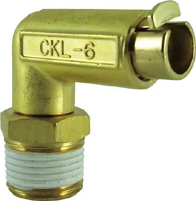 チヨダ タッチコネクターエルボコネクターHタイプ（金属）【CKL-6-03H】(流体継手・チューブ・チューブ継手)