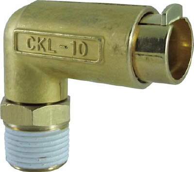 チヨダ タッチコネクターエルボコネクターHタイプ（金属）【CKL-10-03H】(流体継手・チューブ・チューブ継手)