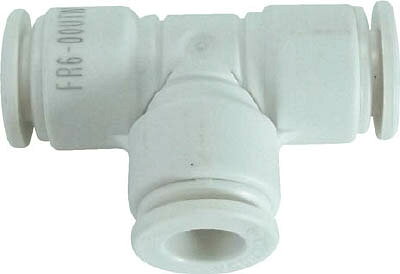 チヨダ ファイブユニオンティ W（白）6mm【FR6-00UTW】(流体継手・チューブ・チューブ継手)