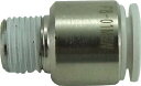 チヨダ ファイブ六角穴付メイルコネクター W(白)8mm・R1/8【F8-01MSW】(流体継手・チューブ・チューブ継手)