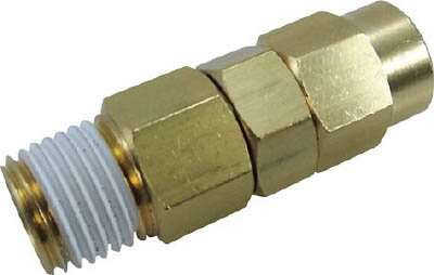 チヨダ ユニバーサルニップル 8mm・R1／4【H5-2MU】(流体継手・チューブ・エア配管継手)