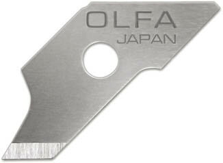 OLFA コンパスカッター替刃15枚入ポリシース【XB57】(ハサミ・カッター・板金用工具・特殊用途カッター)