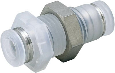 ピスコ チューブフィッティング 隔壁ユニオン PPタイプ【PPMP6】(流体継手・チューブ・チューブ継手)