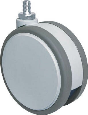 東海 ねじ込み双輪キャスター 100径 自在 M10x1．5【F100N10】(キャスター・双輪キャスター)