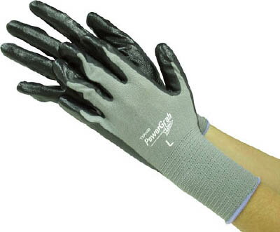 トワロン パワーグラブZERO グレー L【513-L】(作業手袋・すべり止め背抜き手袋)