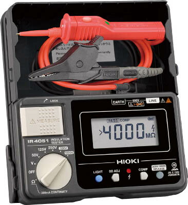 HIOKI 5レンジ絶縁抵抗計 スイッチ付きリード【IR4051-11】(計測機器・電気測定器)【送料無料】