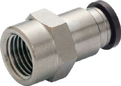 ピスコ チューブフィッティング メスストレート【PCF8-01】(流体継手・チューブ・チューブ継手)