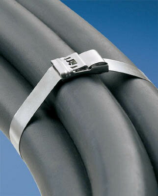 パンドウイット MS（バックルロック式）ステンレススチールバンド【MS4W38T15-L4】(電設配線部品・ケー..