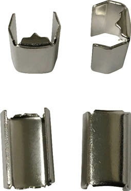 ユタカ 金具 端末爪 6mm×13.5mm 4個入リ KM03