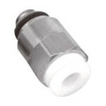 【商品詳細】●ボディサイズを小形化した省スペースタイプです。●片口ストレート　チューブ+オネジ●適合チューブ外径D(mm):6●接続口径:R1/8●最高使用圧力：1.0MPa●流体温度:-10〜60℃(凍結なきこと)●Y形プラグ+チューブ●本体：黄銅（無電解ニッケルメッキ処理）+ポリブチレンテレフタレート（PBT）●シールゴム：ニトリルゴム【送料について】北海道、沖縄、離島は送料を頂きます。