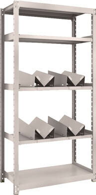 TRUSCO M2型軽中量棚 860X450XH1800 缶受X4付 M26345KU4【送料無料】