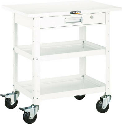 TRUSCO バーディワゴン 600X400 引出 天板付 YG色 BDW962TVYG【送料無料】