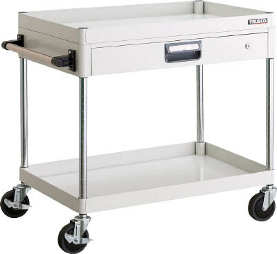 TRUSCO フェニックスワゴン 750X500 薄型1段引出付 YG色 PEW773ZYG【送料無料】