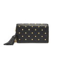 Tory Burch 長財布 FLEMING STUD FLAT WALLET 46452 レディース BLACK 001 トリーバーチ【ポイント10倍】【送料無料】