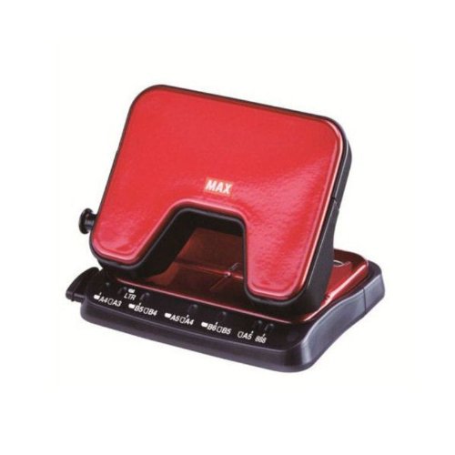 Multiple Hole Puncher - マックス 軽あけパンチ スクーバ25 レッド DP-25T R